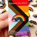 Pride Pins - Progressive Rainbow Pin - Rainbow Certified - Wild Lark