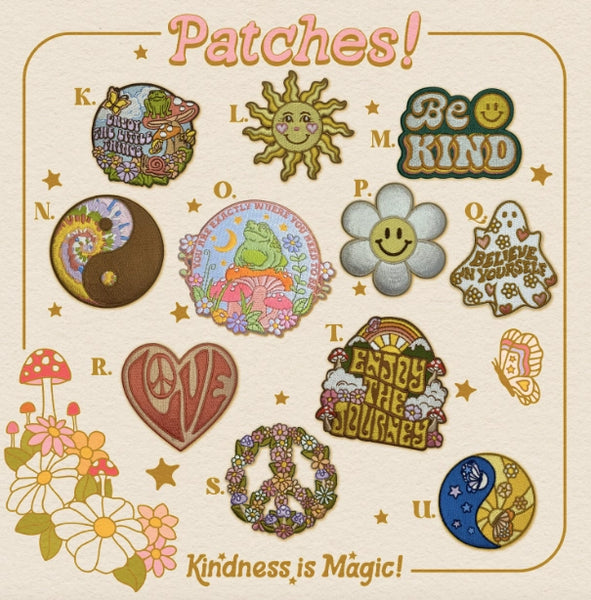 Baseball Trucker Hat with Embroidered Patch -  - Kindness is Magic - Wild Lark