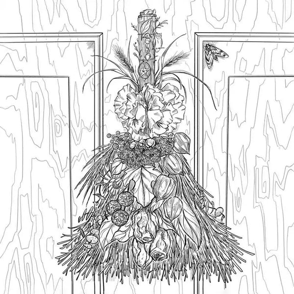 Green Witch's Coloring Book By Arin Murphy-Hiscock -  - Simon & Schuster - Wild Lark