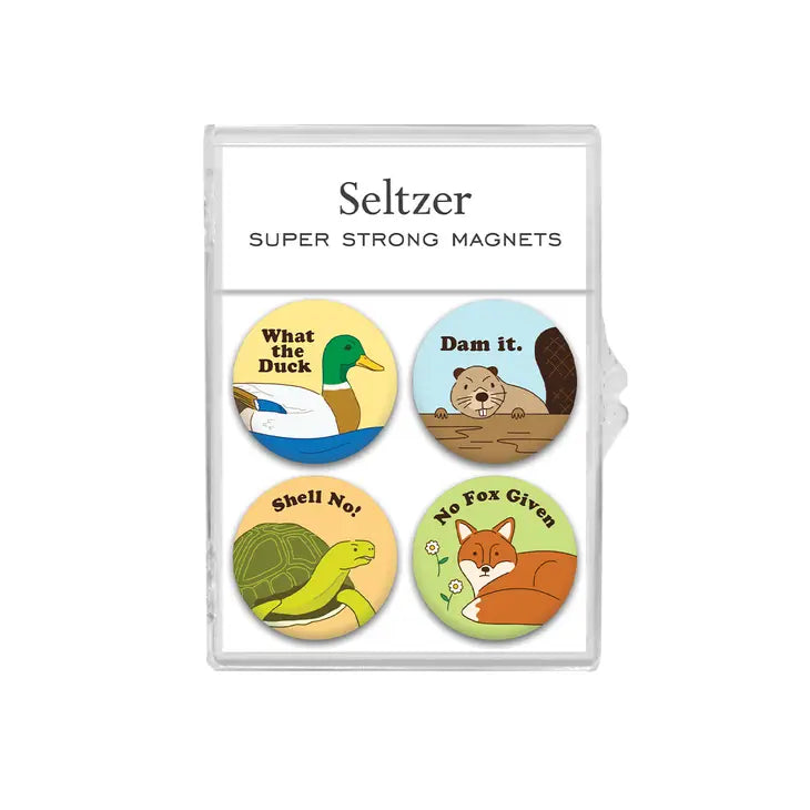 Animal Expletives Strong Magnets Set -  - Seltzer Goods - Wild Lark
