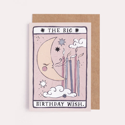 Tarot Moon Birthday Card -  - Sister Paper Co. - Wild Lark