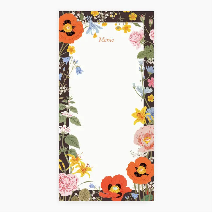 Wild Flowers Memo Notepad -  - Botanica Paper Co. - Wild Lark