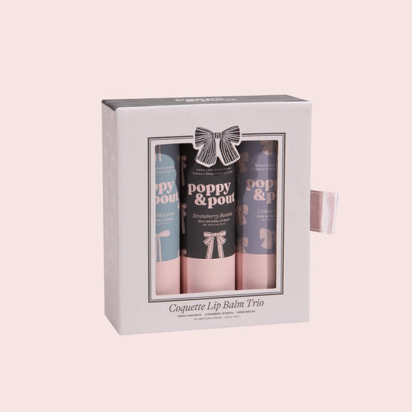 Coquette Lip Balm Trio - - Poppy & Pout - Wild Lark