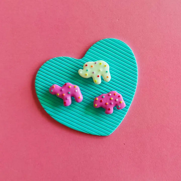 Circus Cookie Trio Polymer Clay Magnets