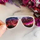 Sunglasses Night Sky Watercolor Sticker -  - Wildflower Paper Company - Wild Lark