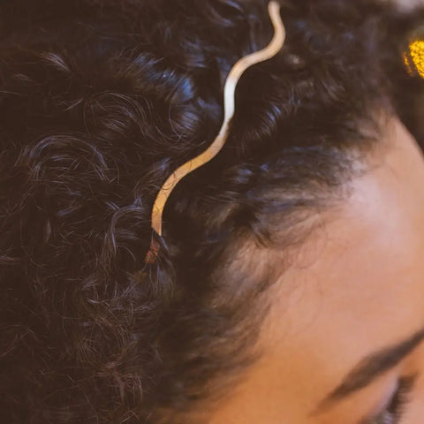 Waves of Gold Hard Headband -  - shop ANDi - Wild Lark