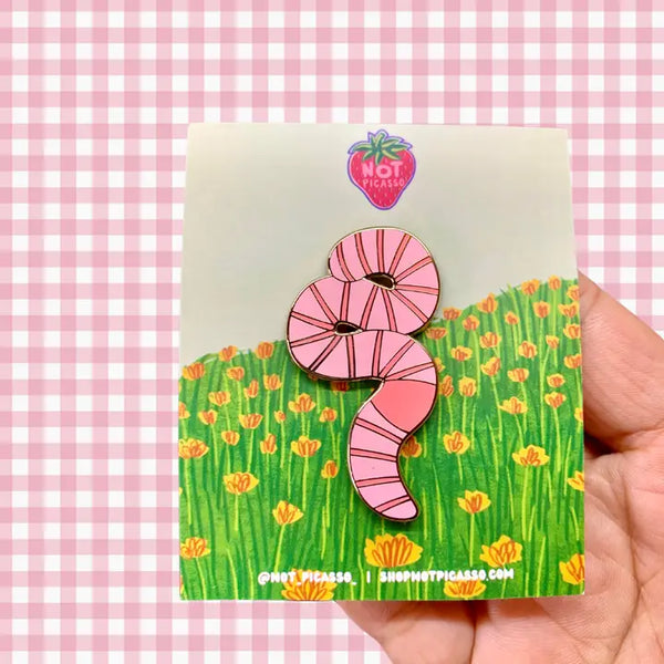 Not Picasso Enamel Pins - Worm - Not Picasso - Wild Lark