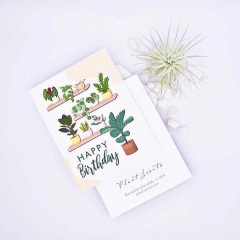 Greeting Card - Birthday Greetings Card - Plant Lover Card - Plant Scouts - Wild Lark