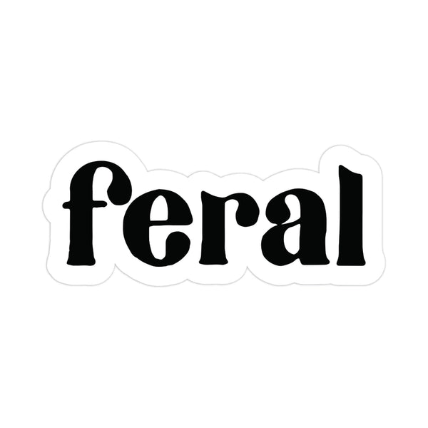 Stickers - Feral - Mouthy Broad - Wild Lark