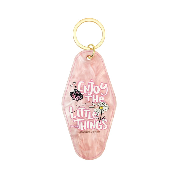 Motel Keychain - Enjoy The Little Things - Sparkle Being - Wild Lark