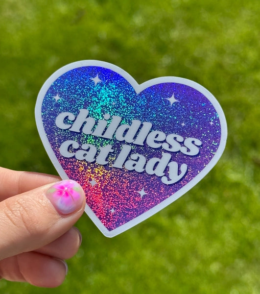 Stickers - Childless Cat Lady - ShlemonArt - Wild Lark