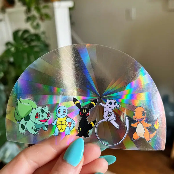 Suncatcher Window Decals - Pokemon Inspired Suncatcher Decal - Jess Weymouth - Wild Lark