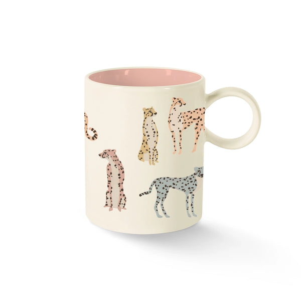 Mugs by Fringe Studio - Saratoga Mug - Cheetahs - Fringe Studio - Wild Lark