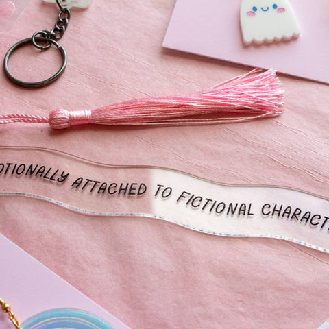 Emotionally Attached To Fictional Characters Bookmark -  - Jollie Ollie Designs - Wild Lark