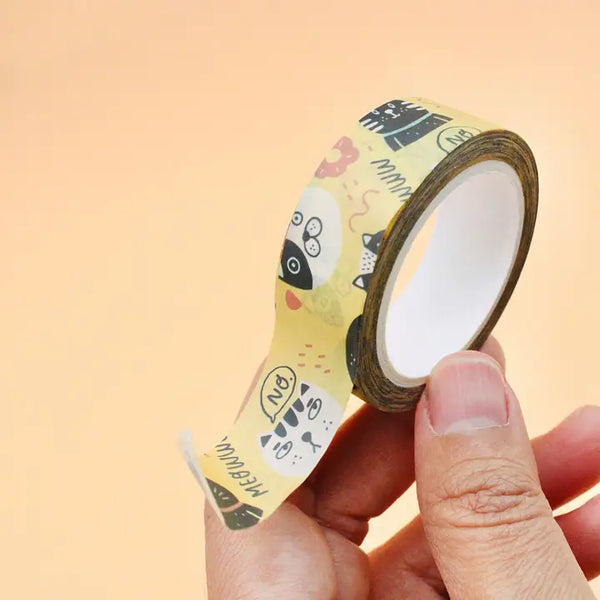 Feline Friends Washi Tape - - Occasionalish - Wild Lark