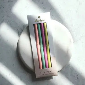 Slim Pens Set of Four | Pastel Brights - - Idlewild Co. - Wild Lark