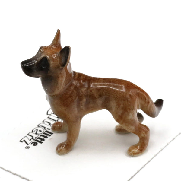 Porcelain Miniature Critters - King Tut Belgian Sheppard - Little Critterz - Wild Lark