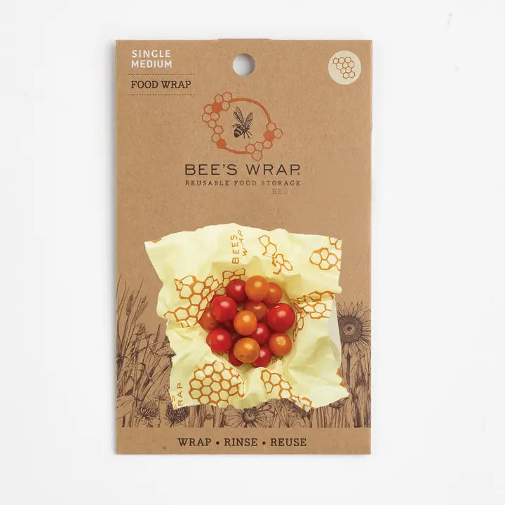 Bee's Wrap - Classic Honeycomb Print Collection - Medium Single Wrap - Bee's Wrap - Wild Lark