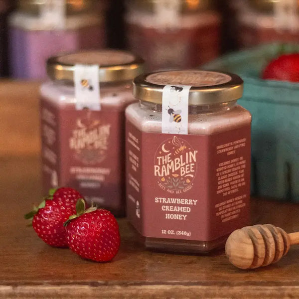 Creamed Honey - Strawberry - The Ramblin' Bee - Wild Lark