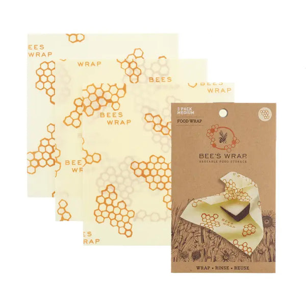 Bee's Wrap - Classic Honeycomb Print Collection - 3-Pack Medium - Bee's Wrap - Wild Lark