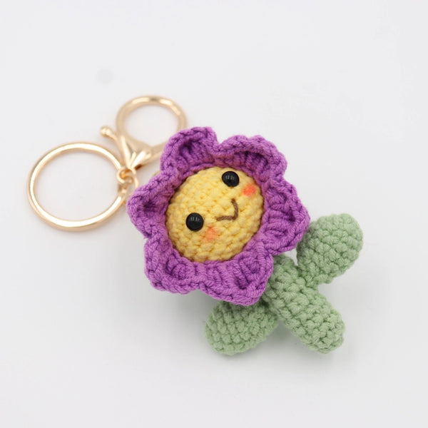 Crochet Keychain - Seeking Sunshine - Sparkle Being - Wild Lark