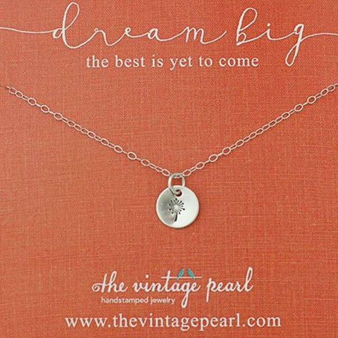 Dream Big Necklace (Sterling Silver) -  - The Vintage Pearl - Wild Lark
