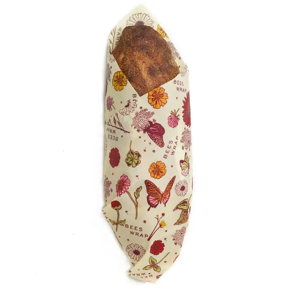 Bee's Wrap - 'Meadow Magic' - Reusable Vegan Wrap - Bread Wrap - Bee's Wrap - Wild Lark
