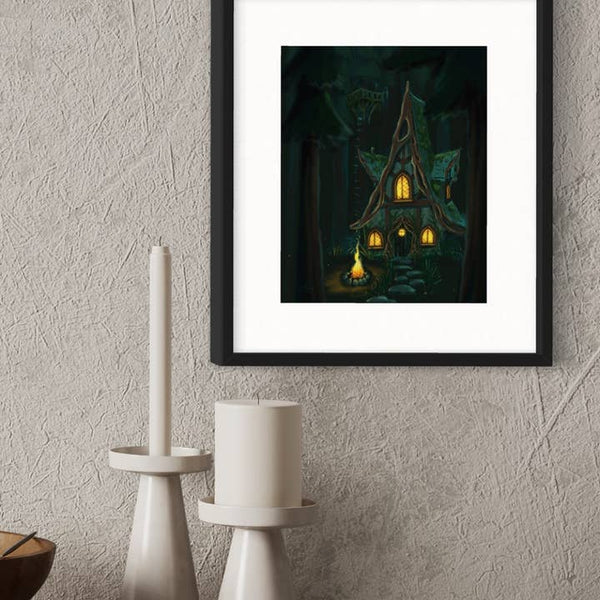The Cabin 8x10 Art Print -  - Elissa Marie Creative - Wild Lark