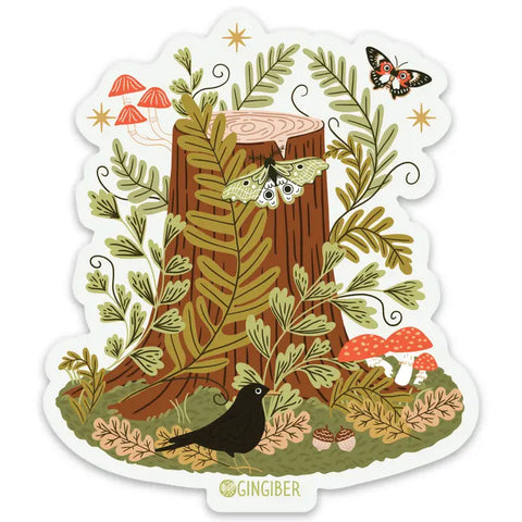 Tree Stump Sticker -  - Gingiber - Wild Lark