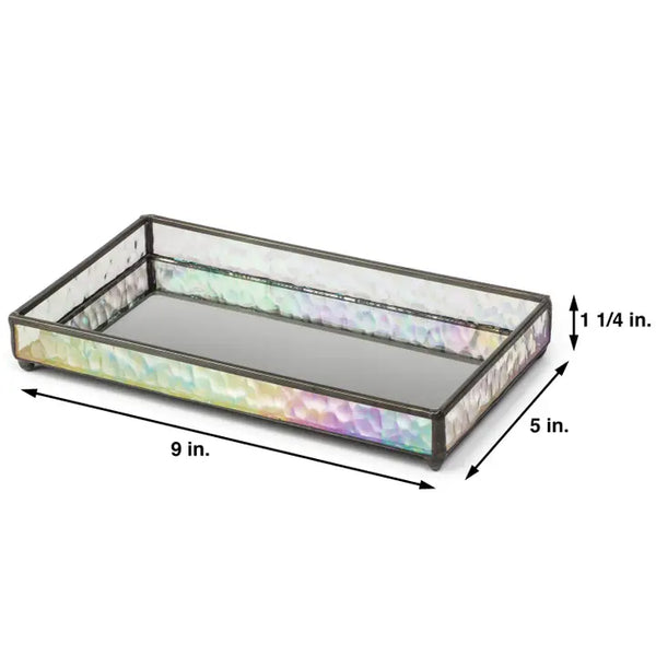 Small Glass Vanity Tray - - J Devlin - Wild Lark