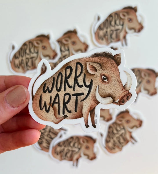 Sticker - Worry Wart - Fox & Fables - Wild Lark