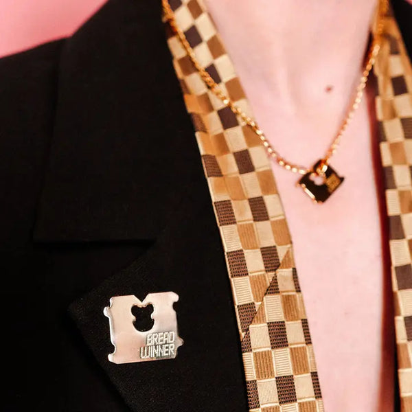 Bread Winner Pin - - The Peach Fuzz - Wild Lark