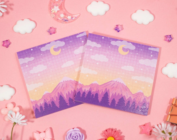 Sticky Notes - Mountains - Unicorn Eclipse - Wild Lark