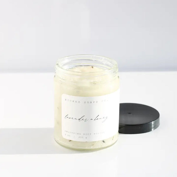 Lavender + Honey Body Polish - - Wicked Soaps Co. - Wild Lark