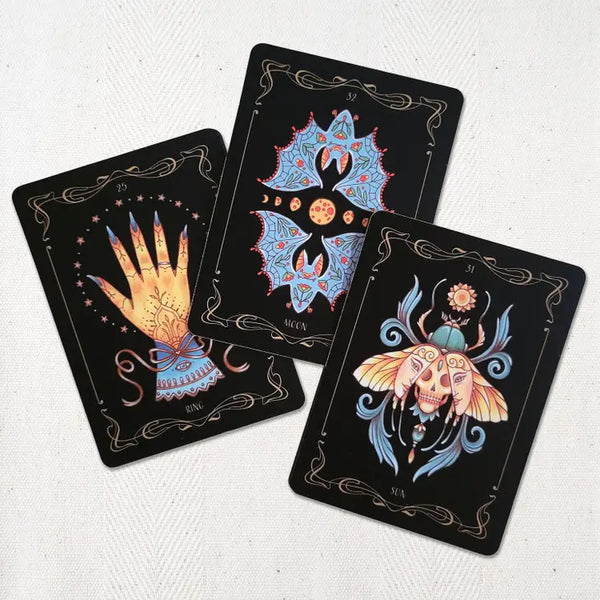 Nocturnal Garden Lenormand Art Nouveau Deck -  - Faina Lorah - Wild Lark