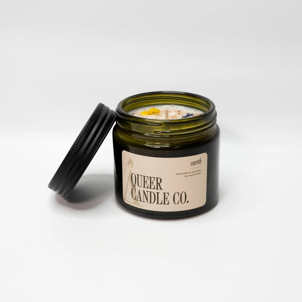 Queer Candle Co. Candles - 6 oz - Earth - 6 oz - Queer Candle Co. - Wild Lark