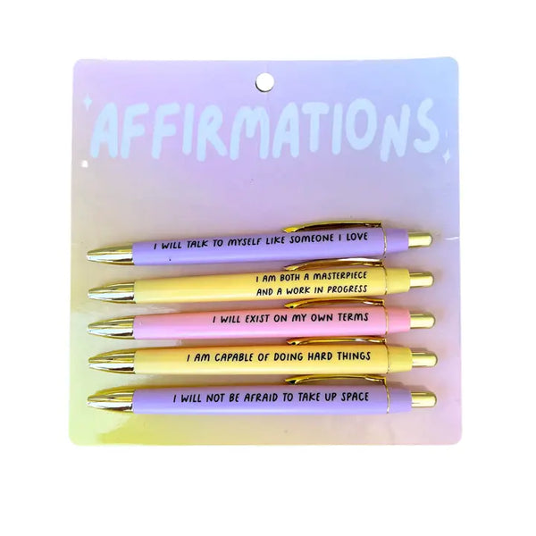 Fun Club Pen Sets - Affirmations - FUN CLUB - Wild Lark