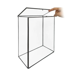 Bookshelf Plant Geometric Glass Vessel Container for Plants - Glass Container -  - HIRO AQUATICS - Wild Lark