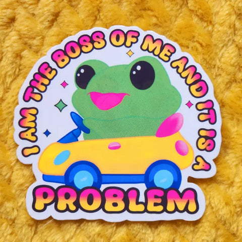 I'm The Boss Of Me Sticker -  - Luxe Trauma - Wild Lark