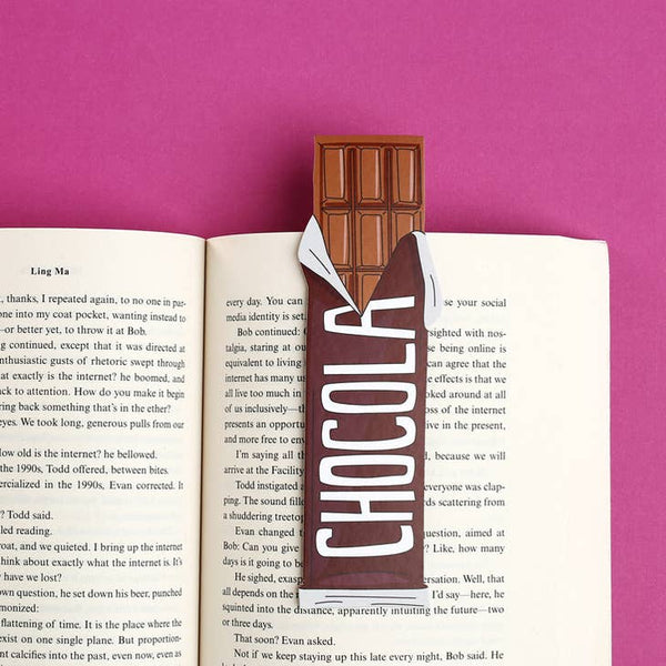 Die Cut Bookmarks - Chocolate Bar - humdrum paper - Wild Lark