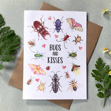 Lucinda Rowe Art Cards - Bugs and Kisses - Lucinda Rowe Art - Wild Lark