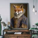 Animal Head Prints - Fox - Ink & Drop - Wild Lark