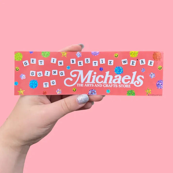 The Peach Fuzz Stickers - Michaels Run Bestie Bumper Sticker - The Peach Fuzz - Wild Lark