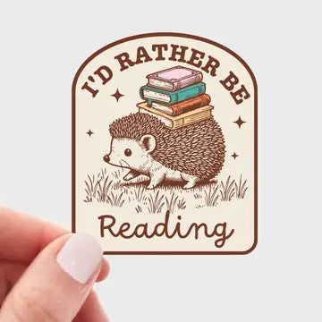 Yarnival Stickers - I'd Rather Be Reading Sticker - Yarnival - Wild Lark