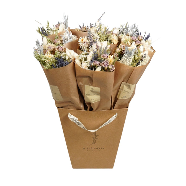 Dried Flowers - Market More - Frosted White - Wildflowers by Floriette - Wild Lark