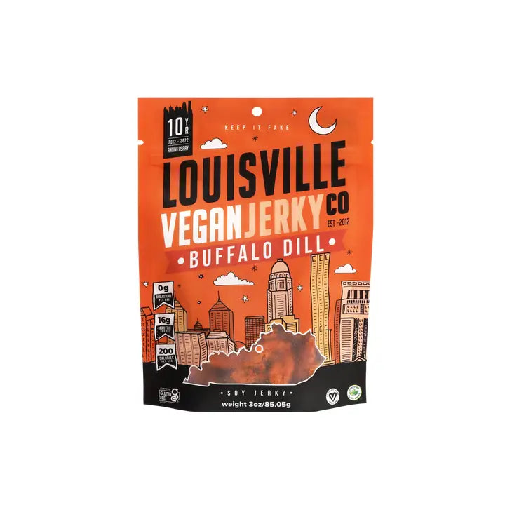 Sale!Vegan Jerky - Buffalo Dill - Louisville Vegan Jerky Co. - Wild Lark