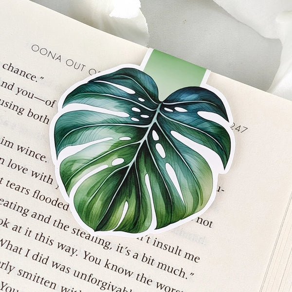 Magnetic Bookmark - Monstera - Aphrodite Bookclub - Wild Lark