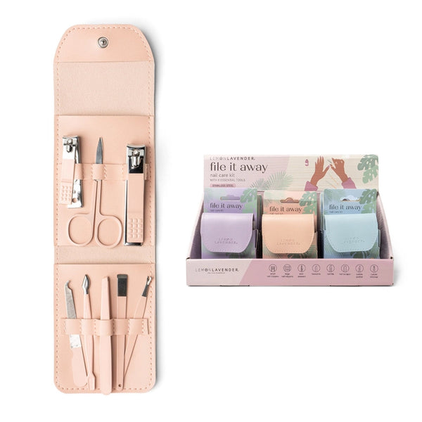 Lemon Lavender File it Away Nail Care Kit - - DM Merchandising - Wild Lark