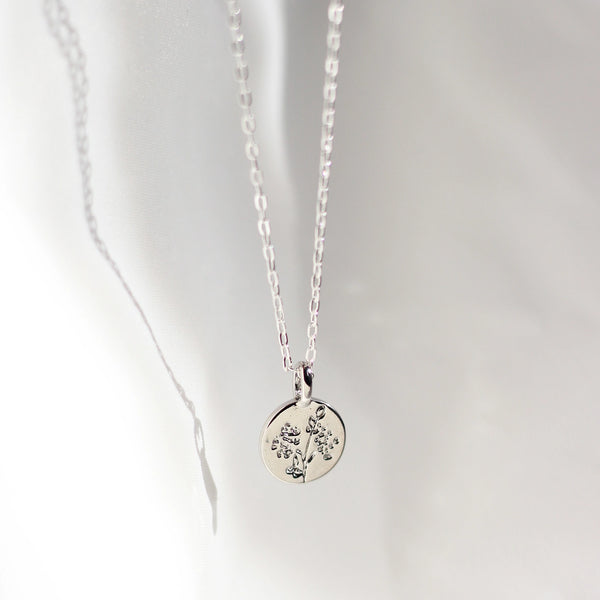 Wildflower Necklace - Silver - Birch Jewellery - Wild Lark