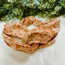 Headband - Peach Poppies -  - Goldenhour Goods - Wild Lark